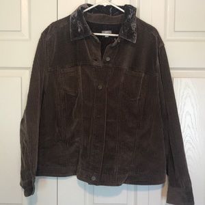 J Jill Corduroy Brown Jacket